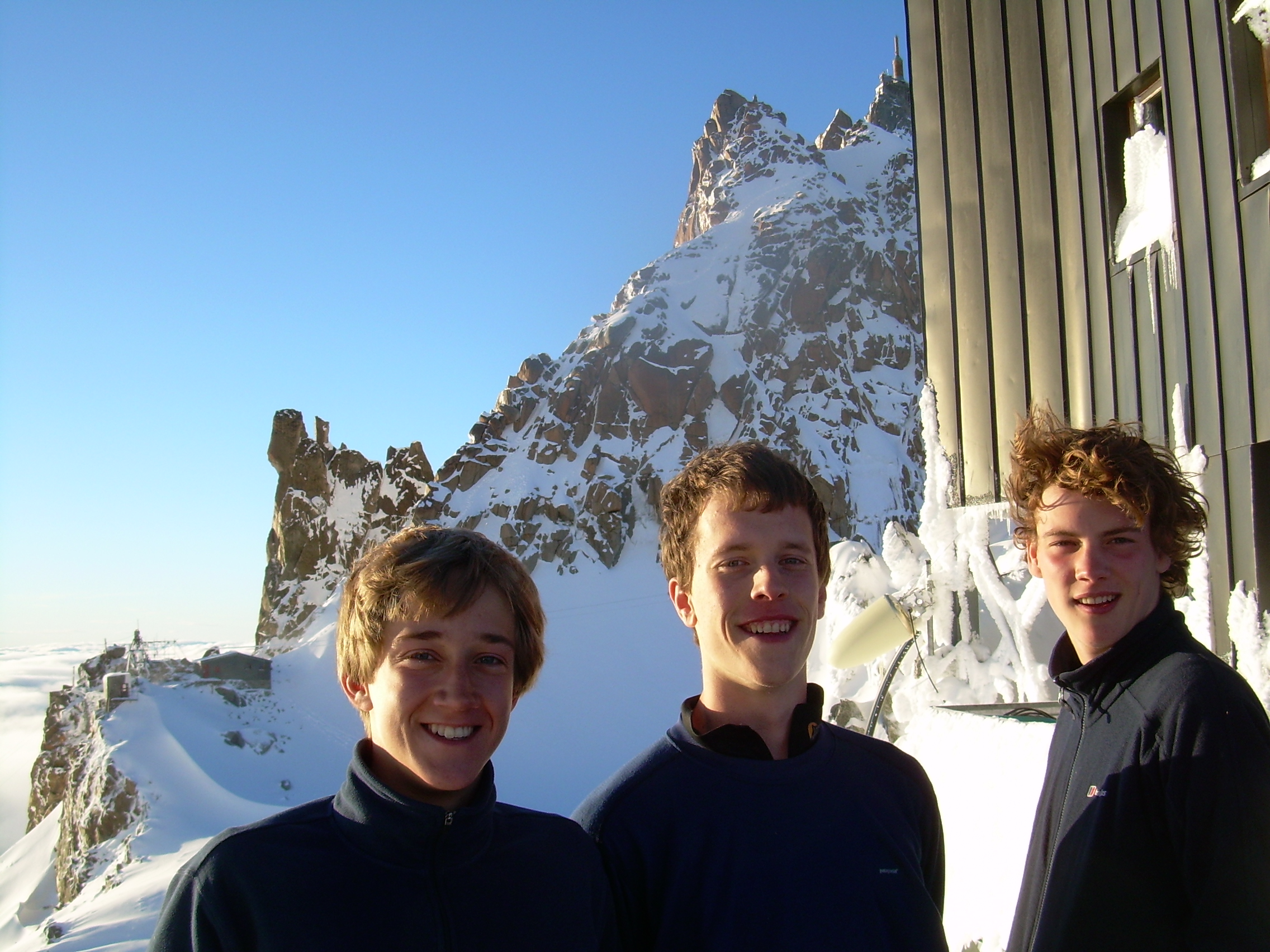 Group in PJs outside Refuge.JPG